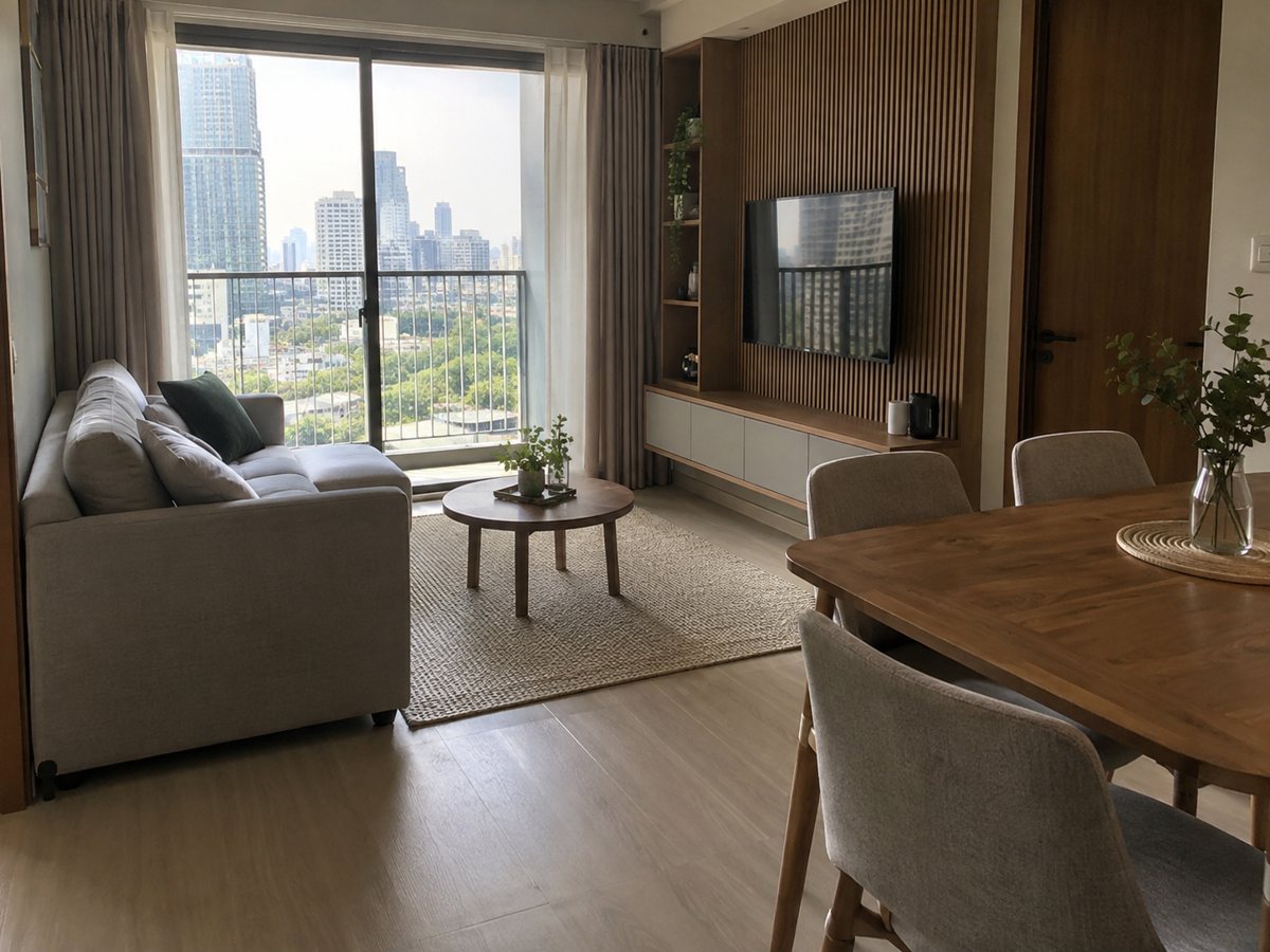Interior apartemen 2BR