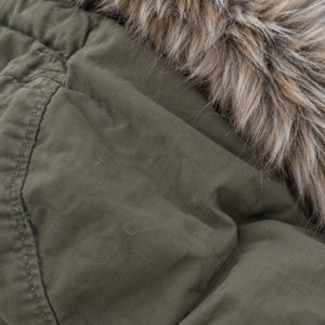 Bahan Parka Hooded Olive